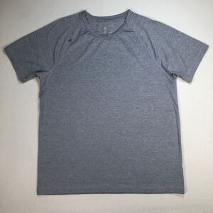 Rhone T-Shirt Men's XL Gray Active Short Sleeve Logo Gym Workout Stretch Soft‎